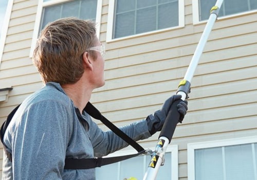 Pros Of Working With A Trusted Window Cleaning Company In Blaine After The Repair Of Your Concrete Home